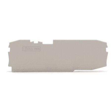Wago Corporation END/INTERMEDIATE PLATE 1MM, TOPJOB S, GRAY 2006-1691